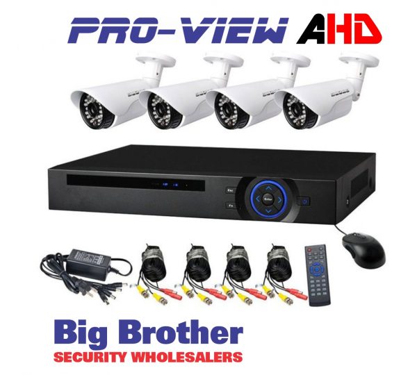 8 CHANNEL AHD CCTV KIT (PRO VIEW) | Big Brother Security